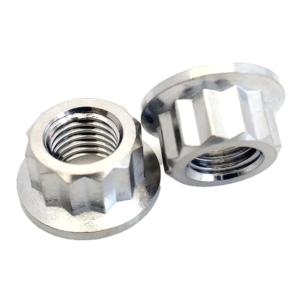 Gr5 Titanium Zeskantflensmoer