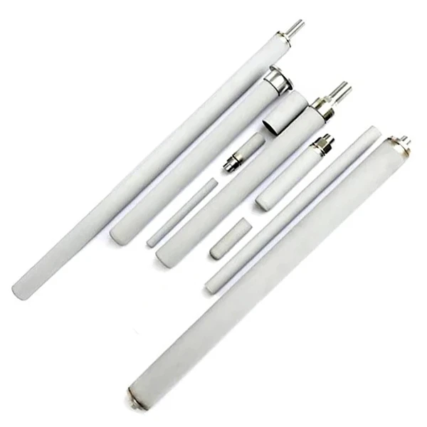Poreuze titaniumfilterverpakking